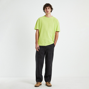 Men's Regular <b>Fit</b> <b>V</b>-neck Fleece T-Shirts Short Sleeve Summer Casual Solid Color Polyester/Cotton Breathable Eco-Friendly Quick - Product Image 3
