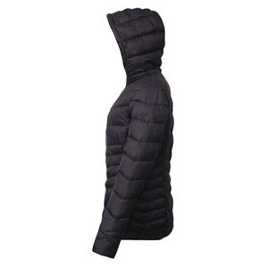 Chaqueta Acolchada Ligera con Capucha, Reversible, Impermeable, de Algodón, para Otoño, con Logotipo Personalizado, para Mujer, OEM ODM - Product Image 3