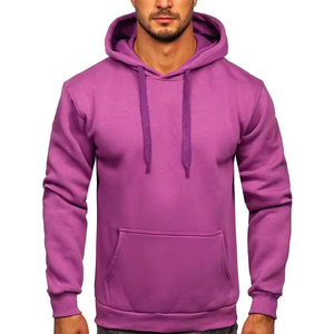 Sweat à capuche unisexe personnalisé avec logo, coupe ample, streetwear d'automne, en molleton uni, écologique, séchage rapide, numérique, haute qualité, 100 % coton - Product Image 3
