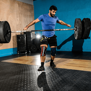 Genouillères de musculation en néoprène 7 mm pour entraînement intensif, compression fitness, logo personnalisé, genouillères CrossFit - Product Image 5