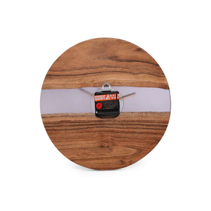 Stylish Decorative Epoxy Resin Wall <b>Clock</b> Metal <b>Digital</b> Quartz <b>Clock</b> with Number Pattern for Home Decoration in Living Room - Product Image 3