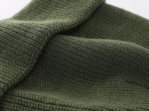 Bonnet tricoté chaud d'hiver en gros, broderie de logo personnalisée, bonnet uni vierge avec broderie de logo sur mesure du fabricant - Product Image 6