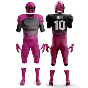 Maillot de football américain personnalisé à col en V par sublimation, maillot de football américain personnalisé brodé pour équipe - Product Image 3