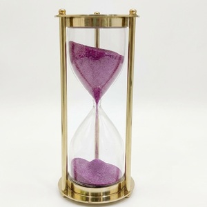 High Quality Borosilicate Glass <b>Sand</b> <b>Timer</b> Handmade Modern Design Hourglass for Time Management Student Study and Creative - Product Image 5