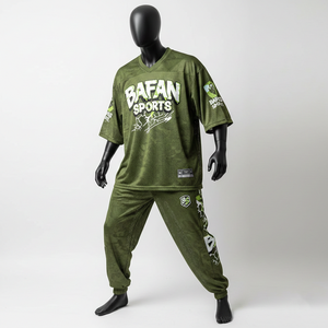 Conjunto de Jersey y Pantalón de Malla de Poliéster Premium para Hombre, 160 GSM, Transpirable, con Paneles Laterales, Ropa Deportiva con Logotipo Personalizado, Conjunto de 2 Piezas para Hombre - Product Image 6