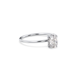 REYES Premium Quality 14K Solid Gold Lab Grown Diamond Wedding Proposal Ring For Women Sparkling IGI Certified Fine Jewelry - Product Image 3
