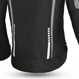 Chaqueta de Motocicleta 5 SPORTS para Hombre, Manga Larga, Resistente al Viento, con Franjas Reflectantes Negras, para Todas las Estaciones, Ropa de Carreras - Product Image 6