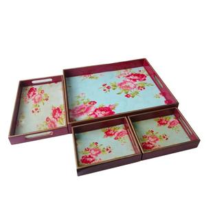 ถาดเสิร์ฟเคลือบอีนาเมล ถาดเคลือบอีนาเมลสำหรับชาและกาแฟ ถาดสไตล์จานเสิร์ฟเคลือบอีนาเมล ถาดเคลือบอีนาเมลขนาดใหญ่ ถาดเคลือบอีนาเมลขนาดเล็ก - Product Image 3