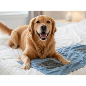Serviette pour chien et chat YOMMY en microfibre (chenille) super absorbante et ultra-douce, séchage rapide, accessoire de nettoyage et de bain pour animaux de compagnie - Product Image 3