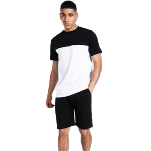Nouvel ensemble T-shirt et short d'été pour homme, grande taille, respirant, avec logo personnalisé, collection été 2026 - Product Image 2