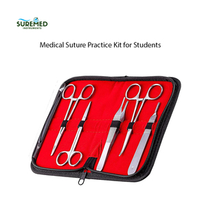 ชุดฝึกหัดเย็บแผลทางการแพทย์ SureMed Instruments สำหรับนักศึกษา ชุดเครื่องมือเย็บแผลสแตนเลสแบบใช้ซ้ำได้ ได้รับการรับรองมาตรฐาน CE - Product Image 1