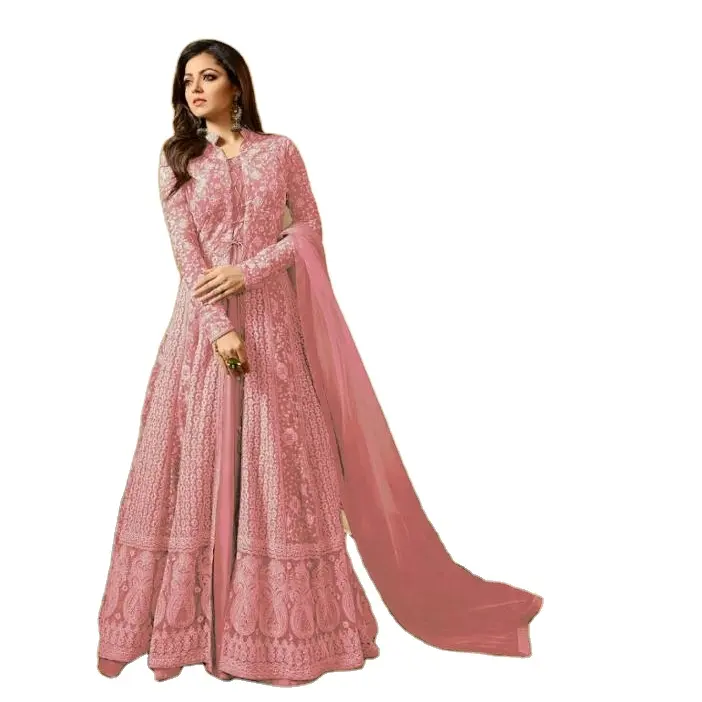 낮은 상금 범위의 파키스탄 숙녀 그물 정장 자수 salwar kameez 정장 여성과 십대 소녀 스페셜