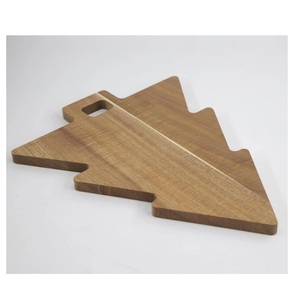 เขียงไม้รูปวงรีเคลื่อนย้ายได้ ดีไซน์ทันสมัย เหมาะสำหรับเทศกาลคริสต์มาส ใช้สำหรับจัดเลี้ยง - Product Image 4