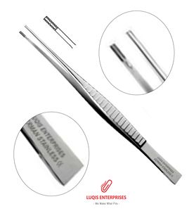 Brown Tissue Forceps Delicate Teeth Scraper End Surgical Instrument Stainless Steel Precision Medical Forceps - Product Image 1