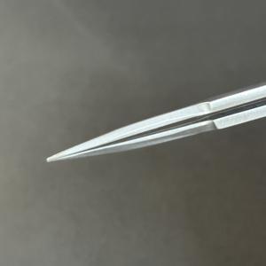 Pince à cils en acier inoxydable la plus vendue, pointe fine et aiguisée pour extensions de cils - Product Image 5