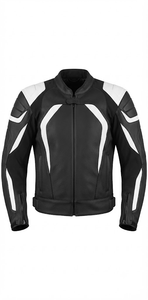 Custom Made MotoCP Racing Jacket/Chaqueta Stylish Leather Riding Gear Protection Level 2 CE Certified - Product Image 1