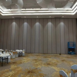 Paneles Acústicos MDF de 85 mm con Acabado Laminado para Salas de Recepción VIP, Mamparas Móviles para Proyectos de Centros de Conferencias - Product Image 3