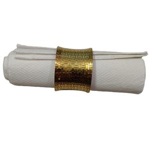 Ensemble de ronds à serviette en résine multicolore de la meilleure conception Vaisselle multiforme pour la maison et le restaurant Cuisine Nouveau style de vaisselle - Product Image 1