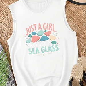 Chaleco informal de mujer de cristal de mar para chica - Product Image 3