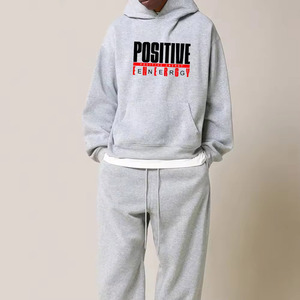 Sweat-shirts pour hommes de haute qualité, décontractés, en tissu polaire mélangé polyester/coton, respirant, séchage rapide, tendance, vêtements d'hiver - Product Image 1