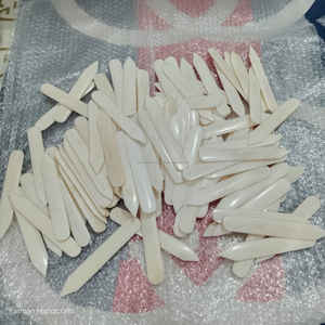 Hojas de Hueso de Búfalo Blanco, Material Natural para Artesanía con Hueso, para Fabricación de Cuchillos y Herramientas a Precio Económico - Product Image 3