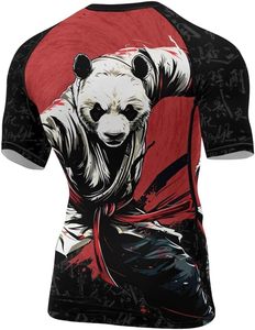 Custom Design Men's Long Sleeve Rashguard BJJ Compression Wear 100% Polyester Premium Quality OEM Service <b>Heat</b>-Transfer Printed - Product Image 3