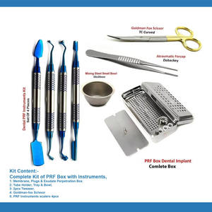 Dental PRF Box & PRF Instruments GRF System Platelet Rich Fibrin Set Implant Surgery Membrane Kit Steel Box by <b>Blush</b> Surgical - Product Image 6