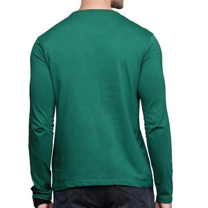 Nouveau design, prix bas, 100% coton, respirant, séchage rapide, respectueux de l'environnement, t-shirts à manches longues pour hommes, mode d'été - Product Image 2