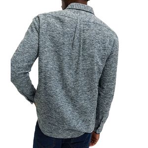 เสื้อเชิ้ตผ้าสักหลาดลายตารางสำหรับผู้ชาย – เสื้อเชิ้ตผ้าฝ้ายเนื้อนุ่มทรงปกติ ติดกระดุม เหมาะสำหรับใส่ลำลองทุกวันและใส่เป็นเลเยอร์ในฤดูหนาว - Product Image 3