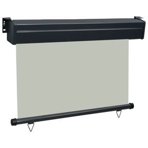 Toldo Lateral para Balcón de Aluminio, Acero y Poliéster de 33.5 x 98.4 Pulgadas para Cubrir el Balcón Lateral en Exteriores - Product Image 3