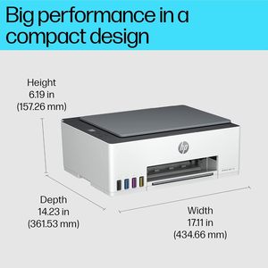 For Smart Tank 580 All-in-One WiFi Colour <b>Printer</b> 24 Ppm 1-Year Warranty & Support - Product Image 2