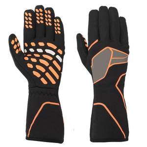 Gants de course stériles personnalisables en polyester texturé et nylon durable pour karting, moto et course automobile - Prix de gros - Product Image 1