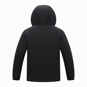 เสื้อแจ็คเก็ตเด็กผู้ชายแบบมีฮู้ด กลับด้านได้ ลายการ์ตูน ซิปหน้า สำหรับฤดูใบไม้ผลิและฤดูใบไม้ร่วง เสื้อกันลมลำลอง แฟชั่นสำหรับเด็ก ขายส่ง OEM - Product Image 2