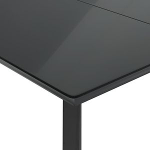 5 Piece Gray Poly <b>Rattan</b> Patio Dining Set with <b>Cushions</b> Elegant Garden Sets - Product Image 6