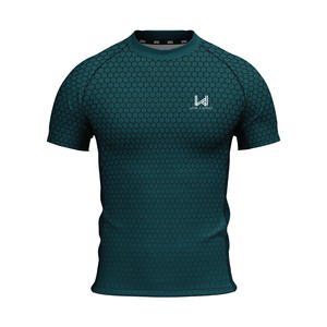Camisetas Deportivas Personalizadas para Hombre con Logotipo Impreso, Compresión Ligera sin Costuras, Secado Rápido, Ajuste Ceñido y Alta Elasticidad - Product Image 1