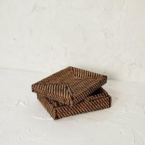 Combo hand-weave rattan box <b>cheap</b> price square storage <b>boxes</b> for jewelry display container - Product Image 3