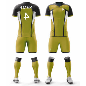 Tenues de football complètes OEM ODM à prix d'usine – Nouveauté été et toutes saisons, séchage rapide, kits de football entièrement personnalisables par sublimation - Product Image 4
