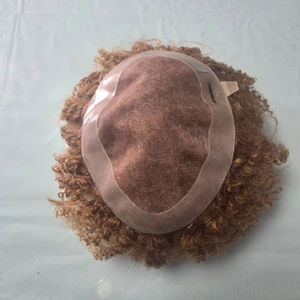 Prothèse capillaire homme en cheveux humains indiens Remy bouclés, base mono - TAZ HAIR BANGLADESH - Product Image 1