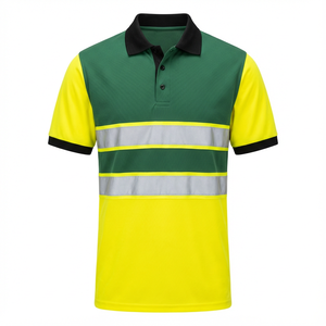 เสื้อเชิ้ตยูนิฟอร์มรักษาความปลอดภัยสีพื้นคุณภาพสูง ระบายอากาศได้ดี เสื้อทำงานแขนสั้นสำหรับผู้ชาย ใส่ได้ทุกฤดู เสื้อผ้าสำหรับเจ้าหน้าที่รักษาความปลอดภัย - Product Image 2