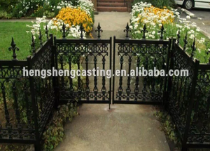 Cổng Chính Bằng Sắt Wrough Hiện Đại Thiết Kế Hengsheng - Product Image 2