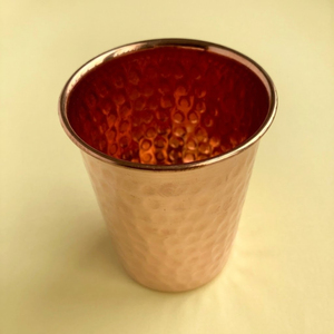 Gobelet en cuivre pur martelé fait main pour les bienfaits santé, écologique, sans soudure, verre à eau en cuivre de qualité supérieure, vente en gros, ayurvédique - Product Image 3