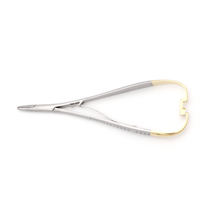 Portaagujas Mathieu-Kocher con Abrazadera Interna TC 2mm 14cm, Instrumento Quirúrgico de Acero Inoxidable para Sutura de Precisión - Product Image 5