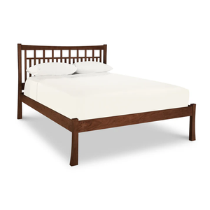 เตียงไม้จริงแบบเรียบง่าย ดีไซน์ลายเคเบิลแบบร่วมสมัย ชุดห้องนอนขายส่ง - Product Image 3