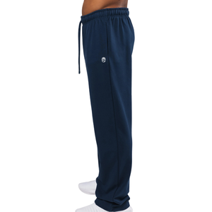 Pantalones Deportivos de Felpa para Hombre, Color Azul Denim, Corte Recto, Algodón, Personalizables con Logotipo, Suministro al Por Mayor - Product Image 4