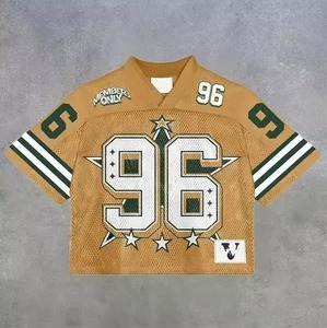 Camiseta Deportiva Retro de Malla para Hombre, Estilo Oversize con Número de Fútbol, Gráfico Casual, Hip Hop, Streetwear - Product Image 4