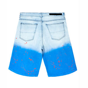 Shorts en jean pour hommes Streetwear, couleurs unies, décontractés, respirants, nouvelle collection, service OEM, collection été, shorts en jean pour hommes - Product Image 2