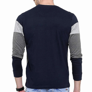2026 Hot Wholesale <b>Men</b> Color Gradient New Design <b>Long</b> <b>Sleeves</b> Anti-pilling Custom Full <b>Sleeve</b> <b>T</b> <b>Shirt</b> - Product Image 2