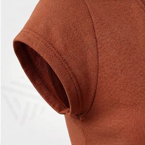 Polo tendance pour femme, coupe ajustée, manches courtes, personnalisable, motif uni, respirant, grande taille, décontracté - Product Image 6