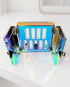 Acrylic Double <b>Door</b> Packaging Box for Face Cream Perfume & Lipstick-Recyclable Cosmetic Storage & Display Box - Product Image 5