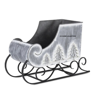 Regalos Navideños, Superventas, Caja de Metal Negra de Alta Calidad, Trineo de Papá Noel, Decoración Navideña para el Hogar - Product Image 6